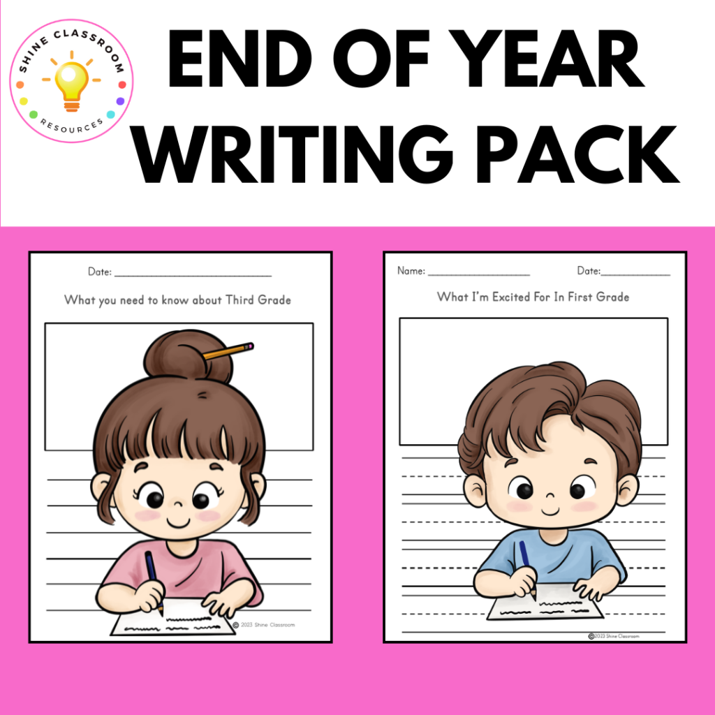 End of Year Writing Activity for Students